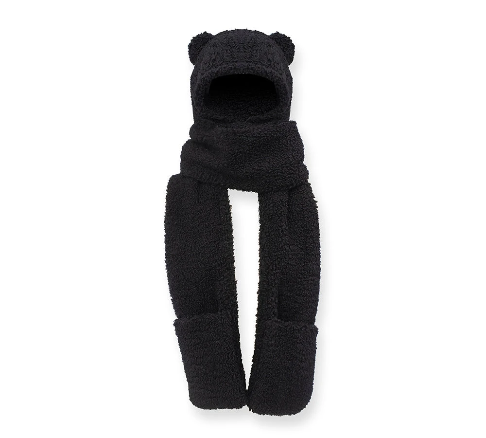 Hat Scarf And Gloves 3 In 1 Cute Bear Plush Hat 15 Hat Scarf And Gloves 3 In 1 Cute Bear Plush Hat - Image 13