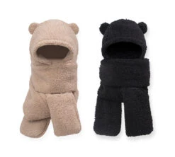 Hat Scarf And Gloves 3 In 1 Cute Bear Plush Hat 20 Hat Scarf And Gloves 3 In 1 Cute Bear Plush Hat -Shoe Store hats everau hat scarf and gloves 3 in 1 cute bear plush hat 2