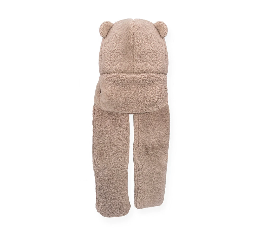 Hat Scarf And Gloves 3 In 1 Cute Bear Plush Hat 10 Hat Scarf And Gloves 3 In 1 Cute Bear Plush Hat - Image 8
