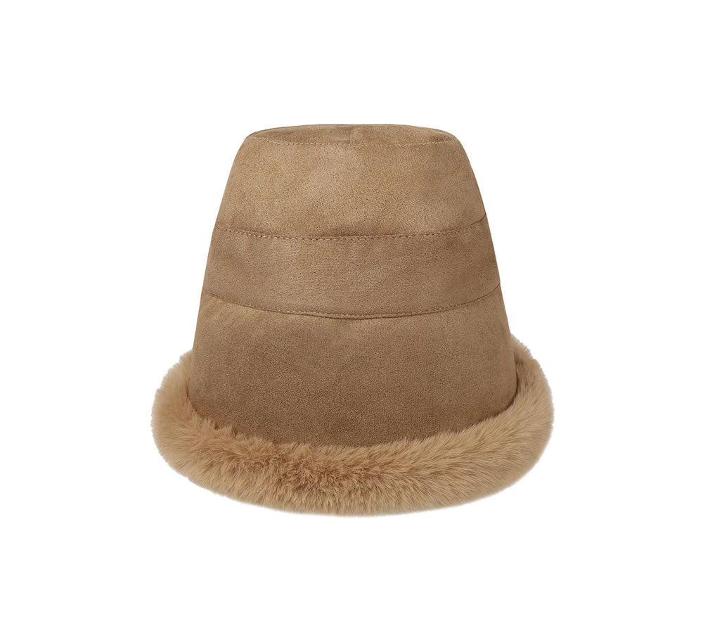 Suede Fluffy Warm Bucket Hat 8 Suede Fluffy Warm Bucket Hat - Image 6