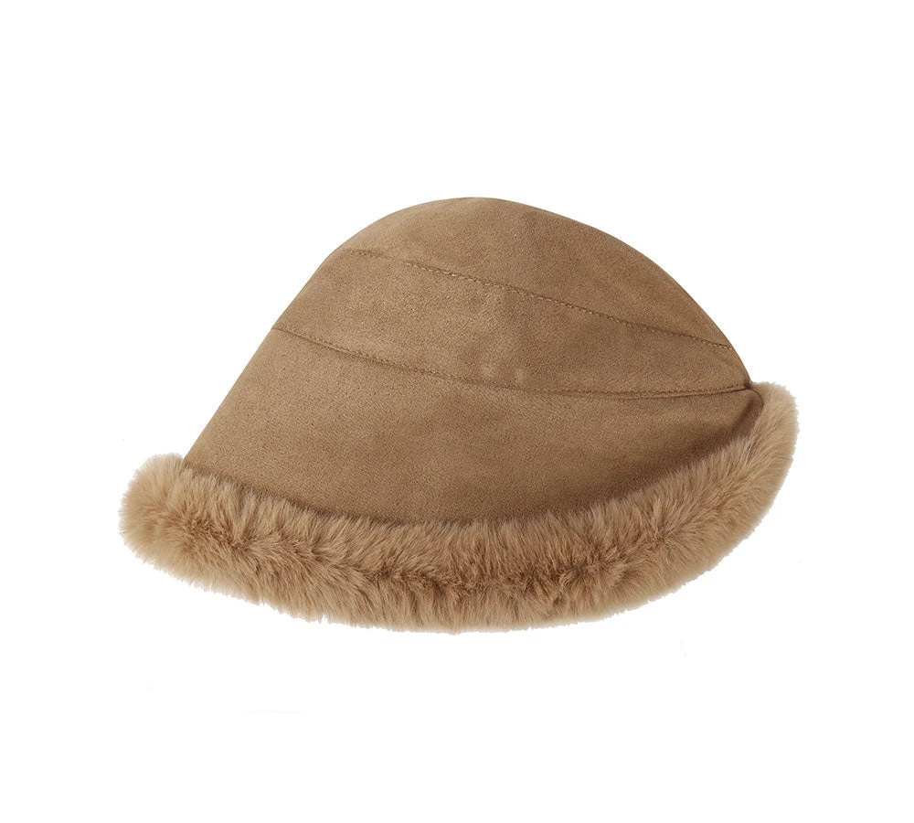 Suede Fluffy Warm Bucket Hat 10 Suede Fluffy Warm Bucket Hat - Image 8