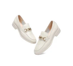 Embossed Leather Loafer Low Block Heels Women Katia 21 Embossed Leather Loafer Low Block Heels Women Katia -Shoe Store heels leather low block heels women katia 6