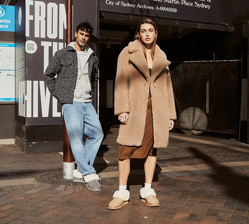 Homey Unisex Merino Sheepskin Lining Slippers Ankle Booties 4 Homey Unisex Merino Sheepskin Lining Slippers Ankle Booties - Image 2