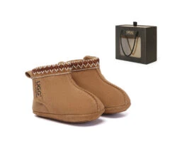 UGG Boots Kids Sheepskin Wool Gift Set Barney