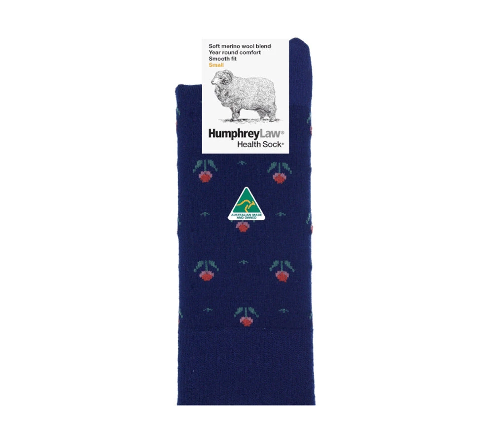 Humphrey Law Fine Merino Wool Blend Patterned Health Socks 10 Humphrey Law Fine Merino Wool Blend Patterned Health Socks - Image 8