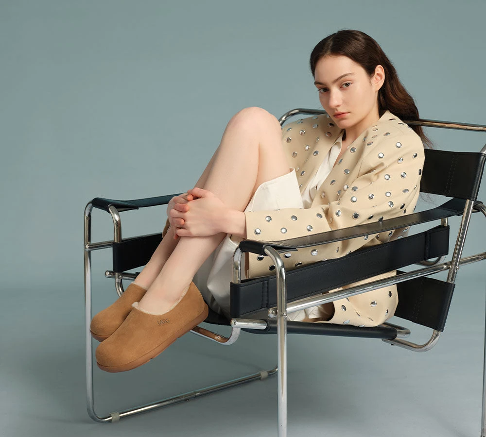 Sheepskin Wool Ankle Slippers Brett 4 Sheepskin Wool Ankle Slippers Brett - Image 2