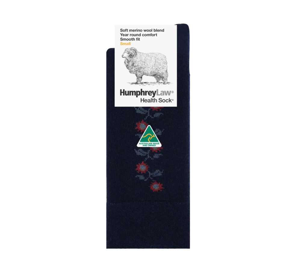 Humphrey Law Fine Merino Wool Blend Patterned Health Socks 4 Humphrey Law Fine Merino Wool Blend Patterned Health Socks - Image 2