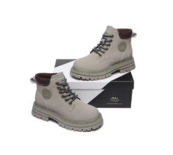 Women Chunky Boots Premium Leather Lace Up Boots Stephanie -Shoe Store leather boots chunky boots lace up women stephanie 11 fb2e7957 b68f 41e8 939a 7016ee352c30