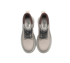 Women Chunky Boots Premium Leather Lace Up Boots Stephanie -Shoe Store leather boots chunky boots lace up women stephanie 13