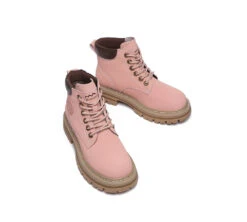 Women Chunky Boots Premium Leather Lace Up Boots Stephanie -Shoe Store leather boots chunky boots lace up women stephanie 6 233d917e 4d78 49dd 935b 9599d3d64d67