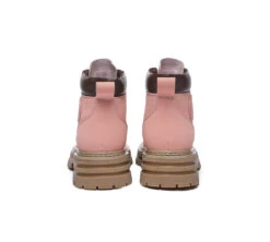 Women Chunky Boots Premium Leather Lace Up Boots Stephanie -Shoe Store leather boots chunky boots lace up women stephanie 8 9312524d bfe6 4b9d 8897 51b09549f866