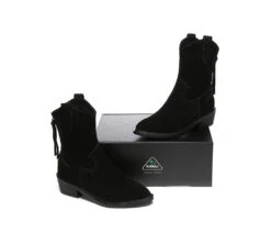 Women Leather Boots Zipper Pointed Toe Block Heeled Boots Lewis 26 Women Leather Boots Zipper Pointed Toe Block Heeled Boots Lewis -Shoe Store leather boots everau women leather zipper pointed toe block heel boots lewis 10