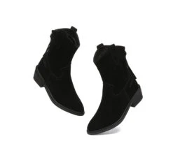 Women Leather Boots Zipper Pointed Toe Block Heeled Boots Lewis 27 Women Leather Boots Zipper Pointed Toe Block Heeled Boots Lewis -Shoe Store leather boots everau women leather zipper pointed toe block heel boots lewis 11