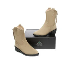 Women Leather Boots Zipper Pointed Toe Block Heeled Boots Lewis 20 Women Leather Boots Zipper Pointed Toe Block Heeled Boots Lewis -Shoe Store leather boots everau women leather zipper pointed toe block heel boots lewis 4