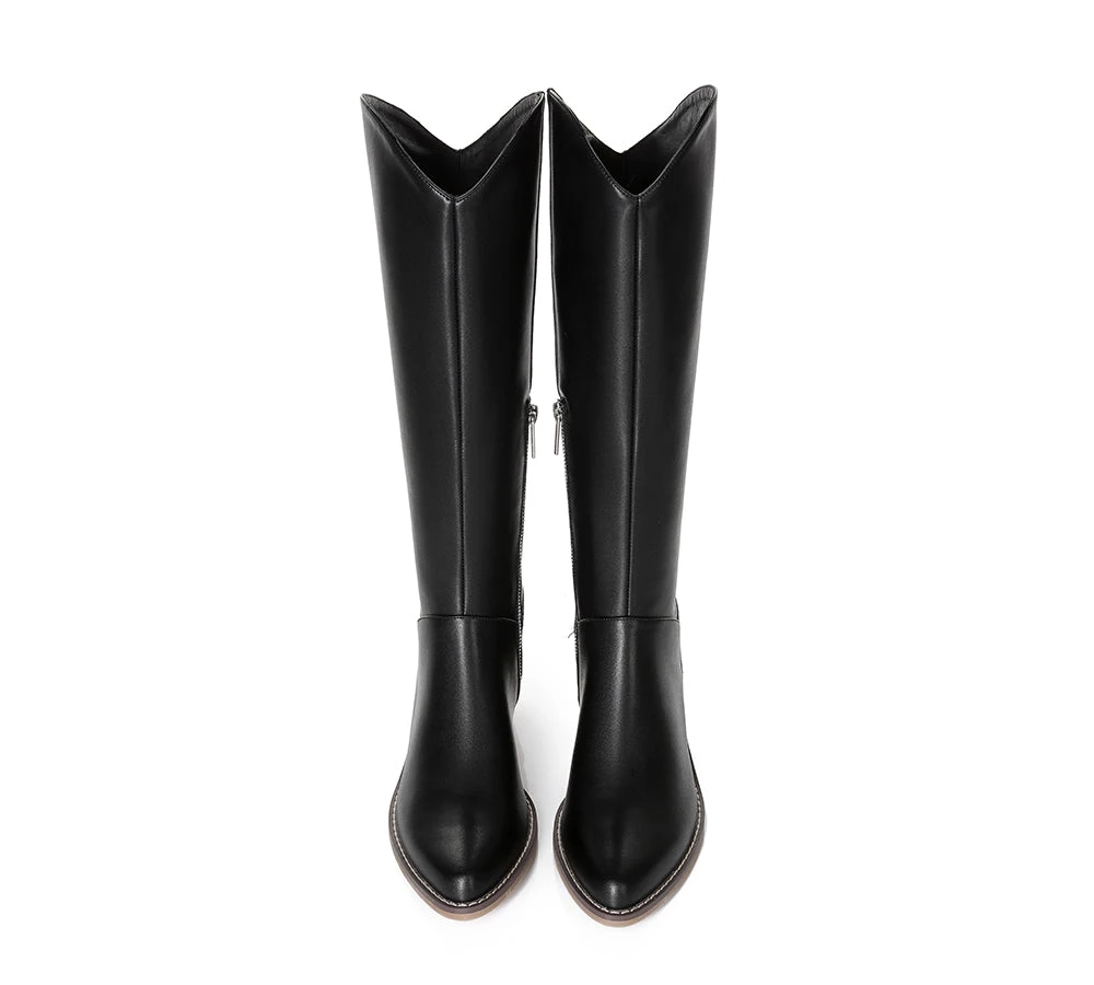 Women Leather Boots Knee-High Fashion Boots Catalina 7 Women Leather Boots Knee-High Fashion Boots Catalina - Image 5