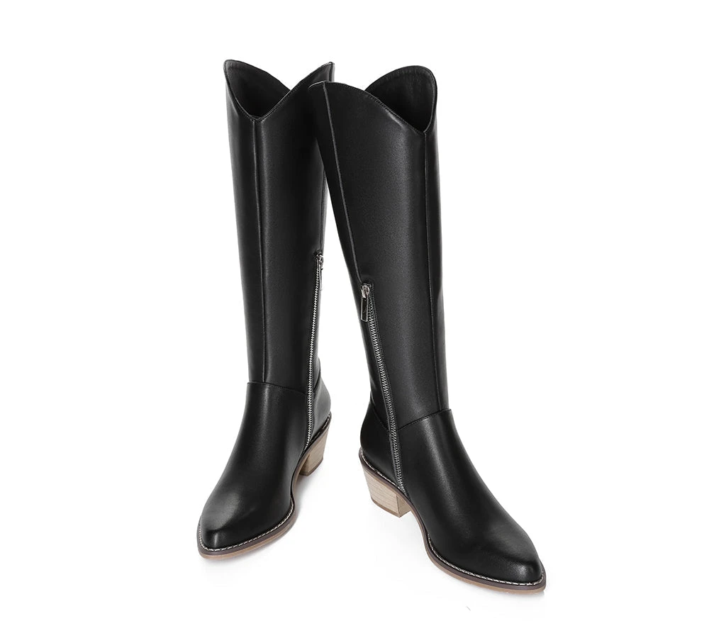 Women Leather Boots Knee-High Fashion Boots Catalina 8 Women Leather Boots Knee-High Fashion Boots Catalina - Image 6