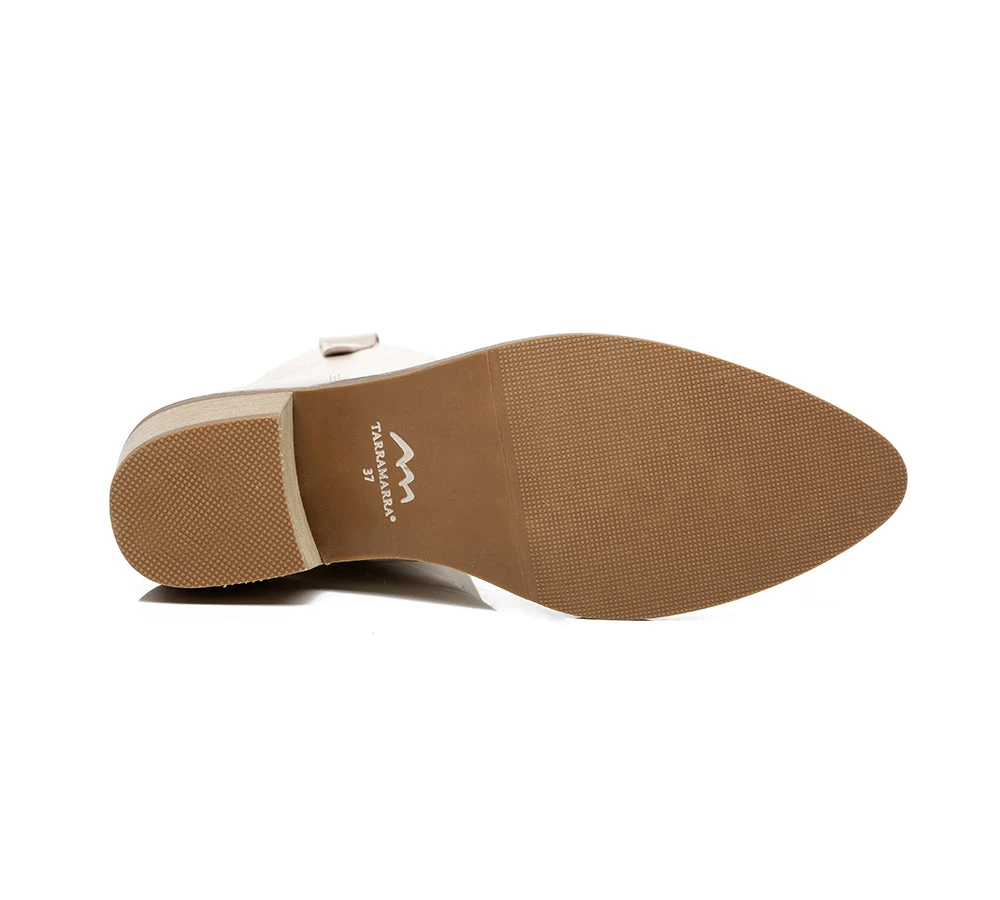 Women Leather Boots Claudia Mid Calf Pointed Toe 10 Women Leather Boots Claudia Mid Calf Pointed Toe - Image 8