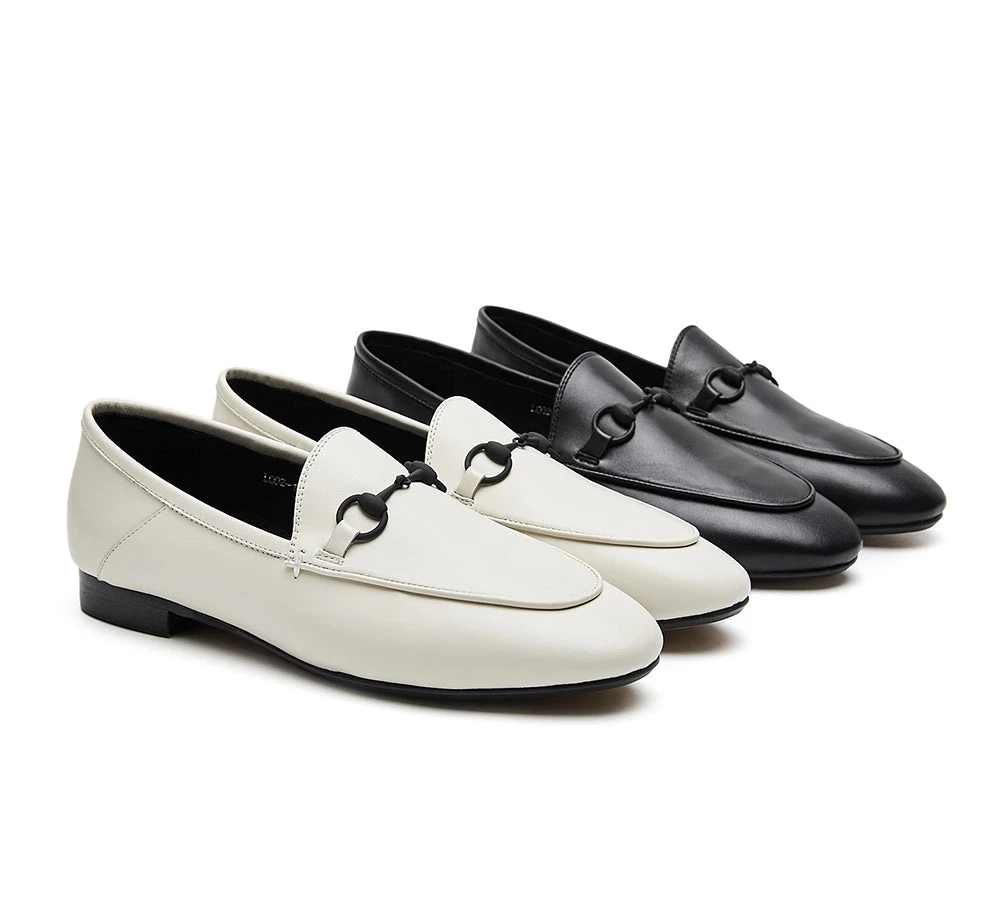 Women Leather Loafers Flats Layla 3 Women Leather Loafers Flats Layla