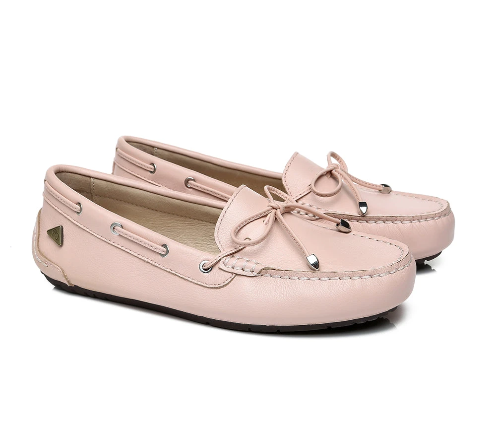 UGG Moccasins Women Summer Leather Loafers Flats Nonslip Frida 5 UGG Moccasins Women Summer Leather Loafers Flats Nonslip Frida - Image 3