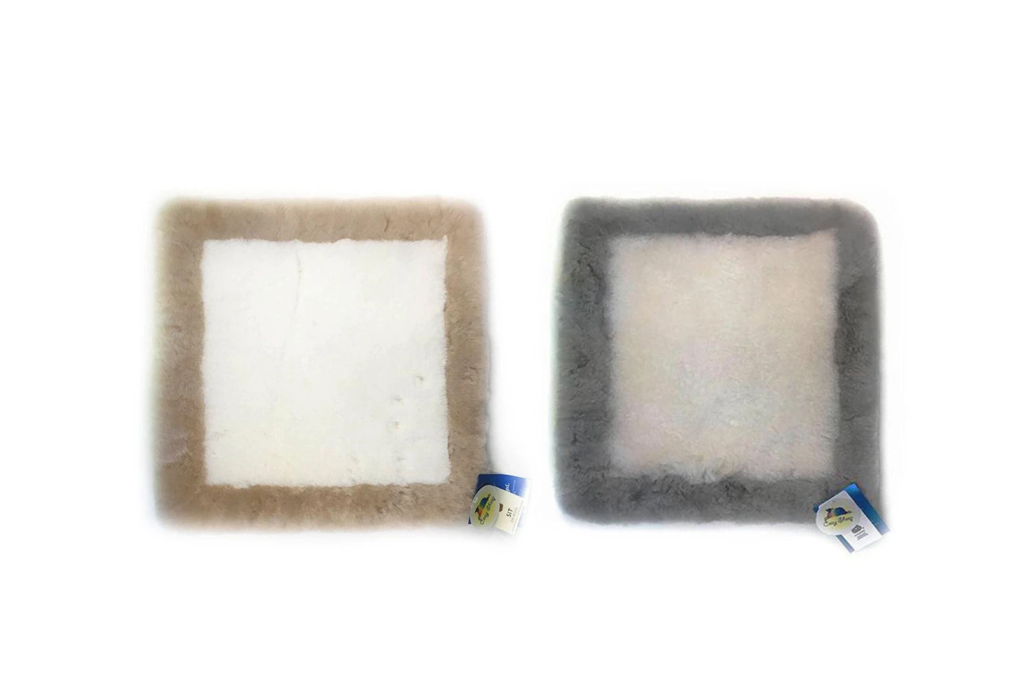 Genuine Australian Sheepskin Soft Border Cushion 3 Genuine Australian Sheepskin Soft Border Cushion