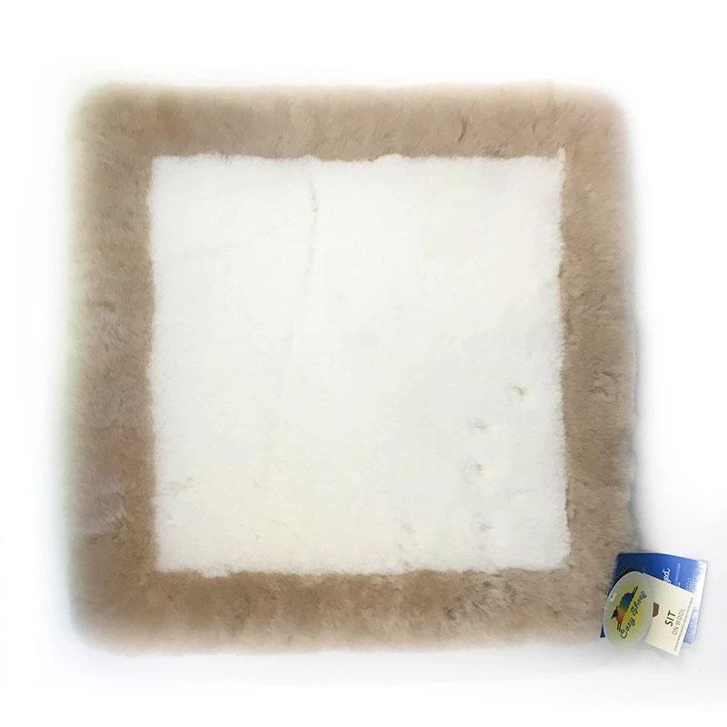 Genuine Australian Sheepskin Soft Border Cushion 7 Genuine Australian Sheepskin Soft Border Cushion - Image 5