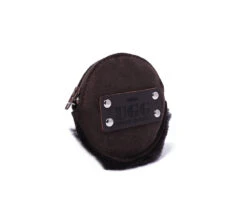Sheepskin Wool Fluffy Round Zip Purse -Shoe Store purse urban ugg sheepskin wool fluffy zip purse 11