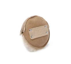 Sheepskin Wool Fluffy Round Zip Purse -Shoe Store purse urban ugg sheepskin wool fluffy zip purse 19