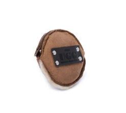 Sheepskin Wool Fluffy Round Zip Purse -Shoe Store purse urban ugg sheepskin wool fluffy zip purse 3
