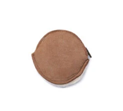 Sheepskin Wool Fluffy Round Zip Purse -Shoe Store purse urban ugg sheepskin wool fluffy zip purse 4