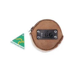 Sheepskin Wool Fluffy Round Zip Purse -Shoe Store purse urban ugg sheepskin wool fluffy zip purse 9