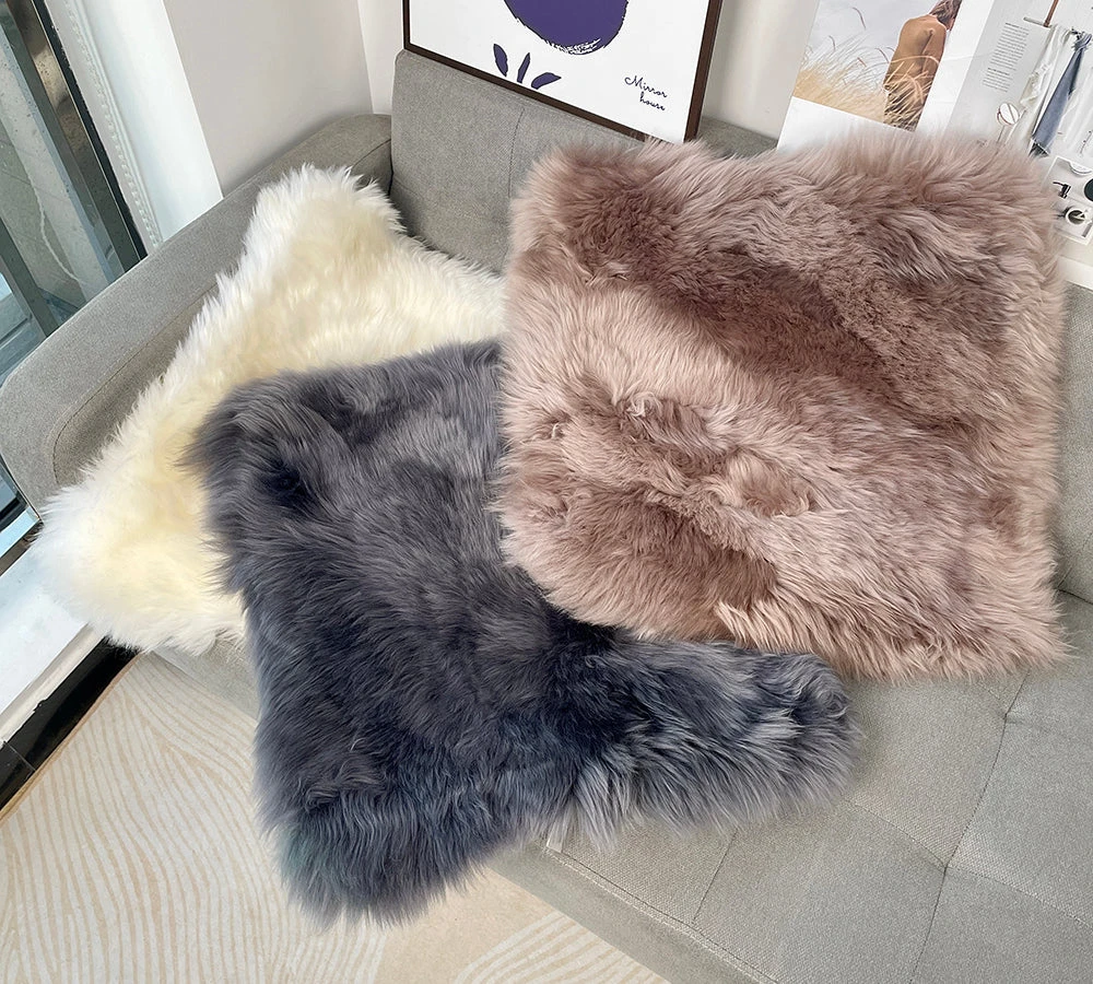 Square Wool Seat Cushion 45Cm X 45Cm 3 Square Wool Seat Cushion 45Cm X 45Cm