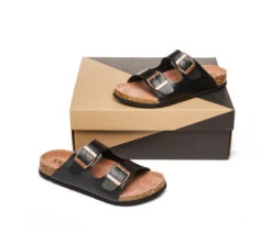 Summer Unisex Beach Slip-On Flats Sandal Slides Mick -Shoe Store sandals as ugg summer unisex beach slip on flats sandal slides mick 17