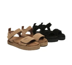 Women Adjustable Hook And Loop Slingback Summer Sandals Carla