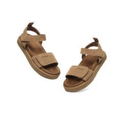 Women Adjustable Hook And Loop Slingback Summer Sandals Carla -Shoe Store sandals everau women adjustable hook and loop slingback summer sandals carla 5