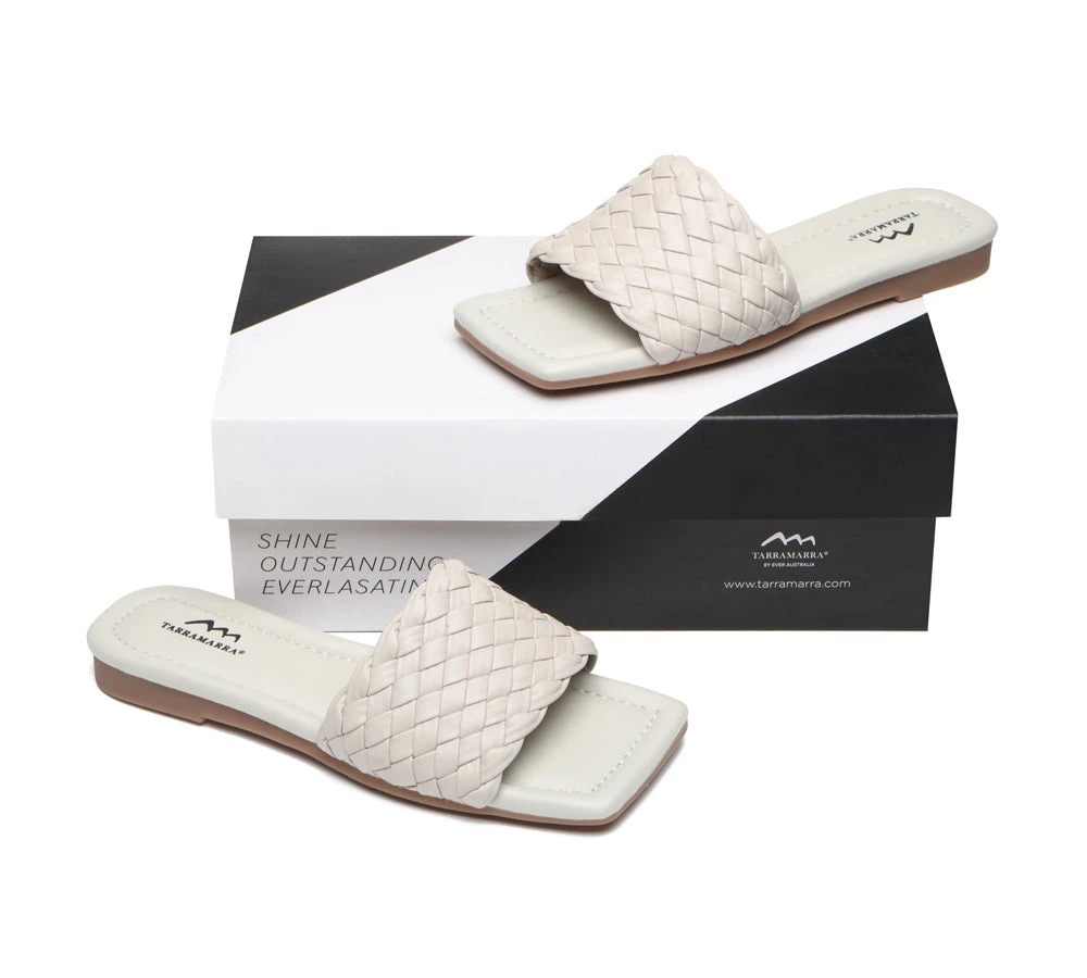 Women Flats Open Square Toe Woven Sandals Taunia 15 Women Flats Open Square Toe Woven Sandals Taunia - Image 13