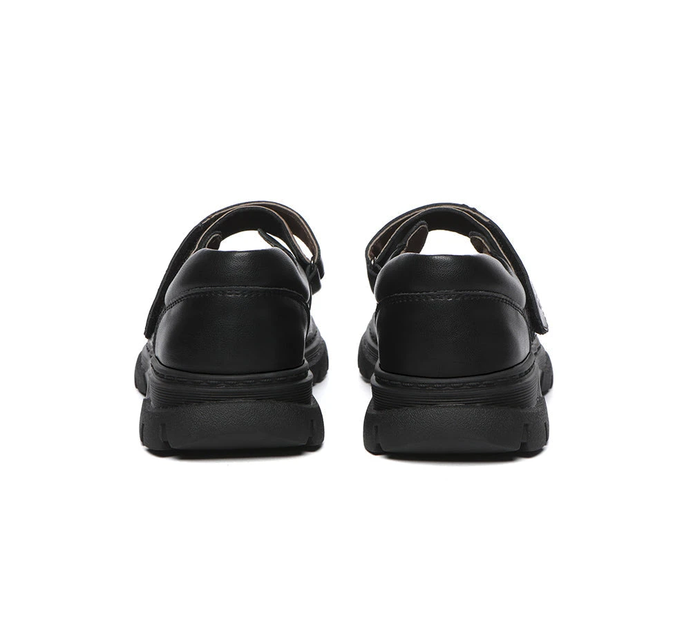 Kids Senior Black Leather School Shoes Chris 8 Kids Senior Black Leather School Shoes Chris - Image 6
