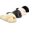 UGG Slides Sheepskin Wool Crossover Fluffy Slides Linty 2 UGG Slides Sheepskin Wool Crossover Fluffy Slides Linty -Shoe Store slides as ugg crossover slides linty 1