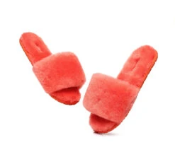 UGG Slippers Women Sheepskin Wool Fluffy Slides Nala -Shoe Store slides as ugg slipper fluffy slides nala 19