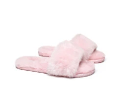UGG Slippers Women Sheepskin Wool Fluffy Slides Nala -Shoe Store slides as ugg slipper fluffy slides nala 22
