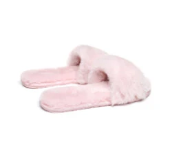 UGG Slippers Women Sheepskin Wool Fluffy Slides Nala -Shoe Store slides as ugg slipper fluffy slides nala 27