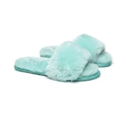 UGG Slippers Women Sheepskin Wool Fluffy Slides Nala -Shoe Store slides as ugg slipper fluffy slides nala 29