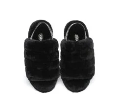 Women Fluffy Slide Sheepskin Wool Nonslip Sandals Puffy 40 Women Fluffy Slide Sheepskin Wool Nonslip Sandals Puffy -Shoe Store slides as ugg women fluffy slides puffy 12