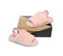 Women Fluffy Slide Sheepskin Wool Nonslip Sandals Puffy 26 Women Fluffy Slide Sheepskin Wool Nonslip Sandals Puffy -Shoe Store slides as ugg women fluffy slides puffy 17