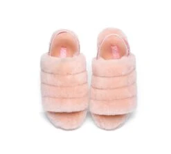 Women Fluffy Slide Sheepskin Wool Nonslip Sandals Puffy 28 Women Fluffy Slide Sheepskin Wool Nonslip Sandals Puffy -Shoe Store slides as ugg women fluffy slides puffy 19