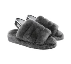 Women Fluffy Slide Sheepskin Wool Nonslip Sandals Puffy 30 Women Fluffy Slide Sheepskin Wool Nonslip Sandals Puffy -Shoe Store slides as ugg women fluffy slides puffy 2