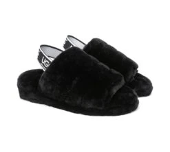 Women Fluffy Slide Sheepskin Wool Nonslip Sandals Puffy 36 Women Fluffy Slide Sheepskin Wool Nonslip Sandals Puffy -Shoe Store slides as ugg women fluffy slides puffy 9