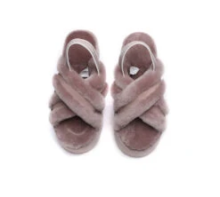 UGG Slides Women High Platform Cross-Over Fluffy Sandals Aditi 35 UGG Slides Women High Platform Cross-Over Fluffy Sandals Aditi -Shoe Store slides as ugg women high platform cross over fluffy slides aditi 6