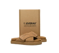 Women Sandals Suede Adjustable Crossover Slip-on Summer Slides Lilac 22 Women Sandals Suede Adjustable Crossover Slip-on Summer Slides Lilac -Shoe Store slides everau adjustable crossover slip on summer slides lilac 4