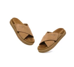 Women Sandals Suede Adjustable Crossover Slip-on Summer Slides Lilac 23 Women Sandals Suede Adjustable Crossover Slip-on Summer Slides Lilac -Shoe Store slides everau adjustable crossover slip on summer slides lilac 5