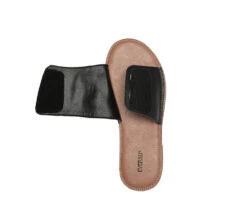 Women Leather Flats Buckle Top Ultra Soft Slides Summer Sandals Bera -Shoe Store slides women leather buckle top ultra soft slides bera 18
